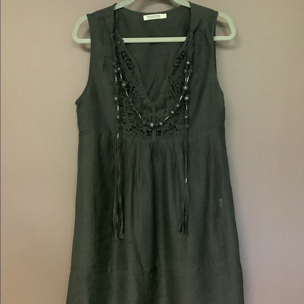 Monoreno semi-sheer dress